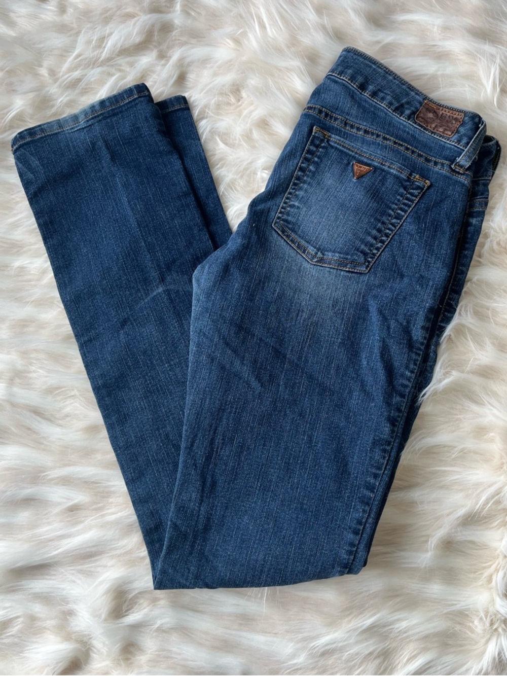 Guess Starlet Skinny Jeans Women's 29x33 Mid Rise Skinny Medium Wash - Picture 4 of 5
